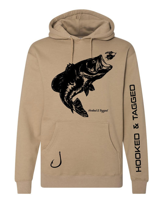 Hooked & Tagged - Bassin Hoodie - Angler's Pro Tackle & Outdoors