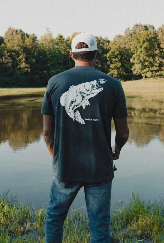 Hooked & Tagged - Bassin T - Shirt - Angler's Pro Tackle & Outdoors