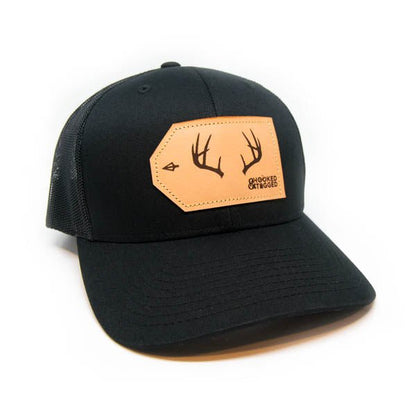 Hooked & Tagged - Buck Antler Patch Hat - Angler's Pro Tackle & Outdoors