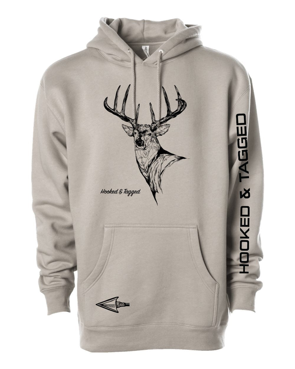 Hooked & Tagged - Buck Hoodie - Angler's Pro Tackle & Outdoors