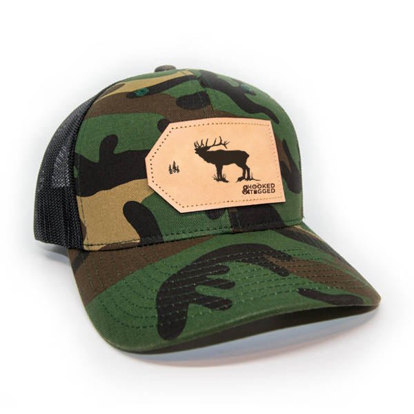 Hooked & Tagged - Elk Patch Hat - Angler's Pro Tackle & Outdoors