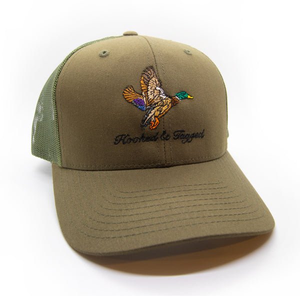 Hooked & Tagged - In - Flight Embroidered Hat - Angler's Pro Tackle & Outdoors