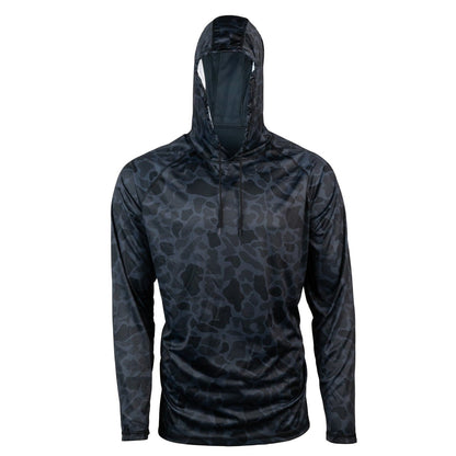 Hooked & Tagged - Men's Old School Camo Performance Hoodies - Angler's Pro Tackle & Outdoors