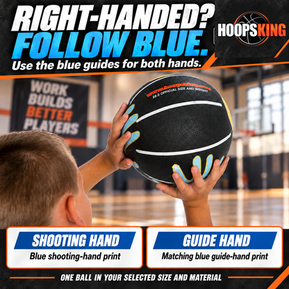 HoopsKing Hands on Shooter Basketball w- Hand Placement