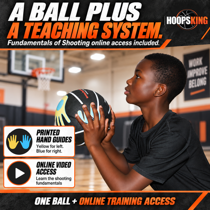 HoopsKing Hands on Shooter Basketball w- Hand Placement