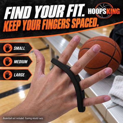 HoopsKing Hot Shot Basketball Finger Spacing Training Aid