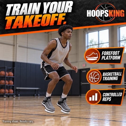 HoopsKing J99 Flex Ultra Strength Plyometric Training Shoes, Gray/Black