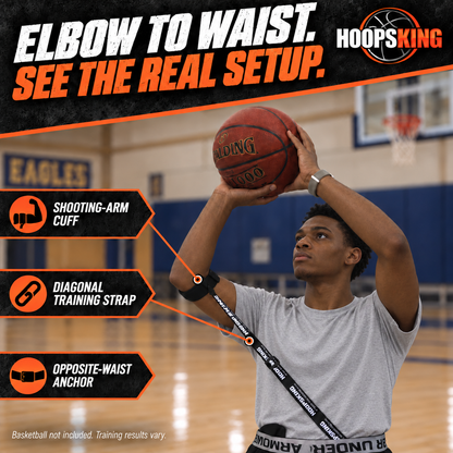 HoopsKingStraight Shooter Basketball Training Aid
