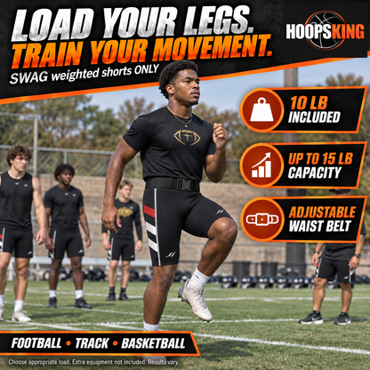 HoopsKingS.W.A.G. Weighted Training Shorts