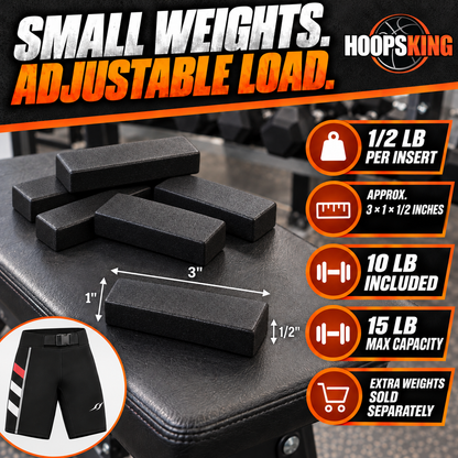 HoopsKingS.W.A.G. Weighted Training Shorts