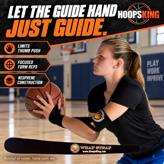 HoopsKing Wrap Strap (Off Hand) | Basketball Shooting Aid