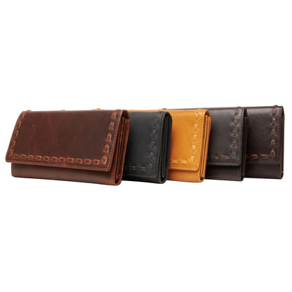 Hope RFID Leather Laced Wallet by Lady Conceal - Angler's Pro Tackle & Outdoors