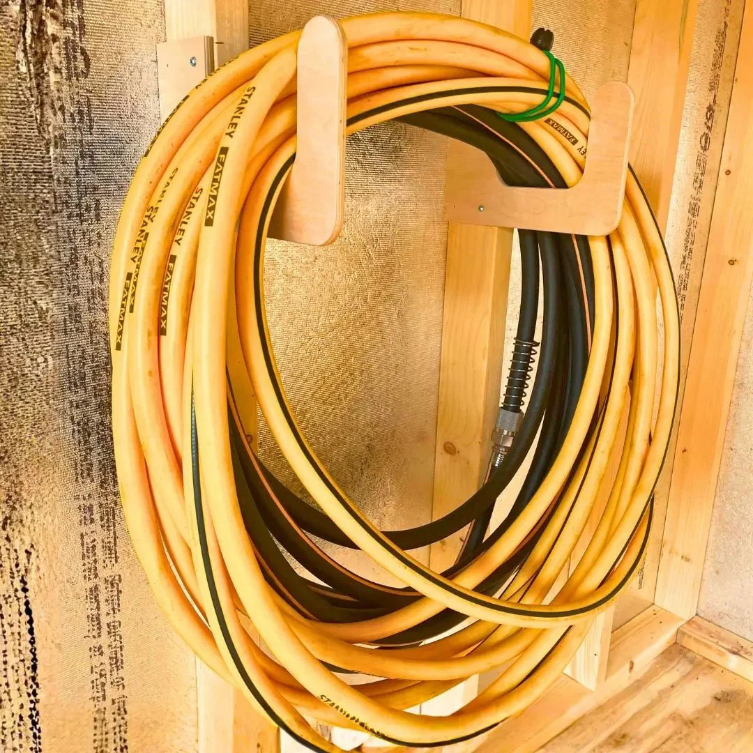 HangThis Up - Hose Organizer, Shed organization, Yard tool Storage Shed, garden tool
