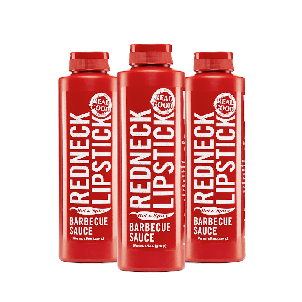 Redneck Lipstick Hot & Spicy Three Pack BBQ Sauce