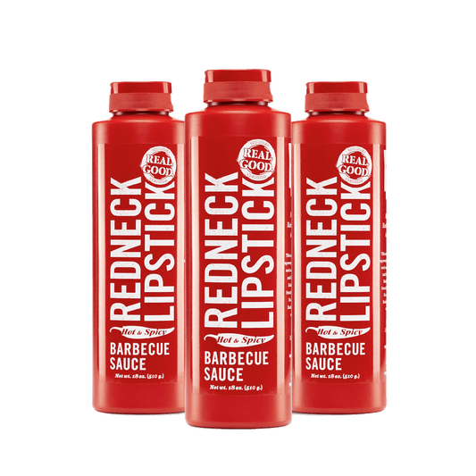 Redneck Lipstick Hot & Spicy Three Pack BBQ Sauce