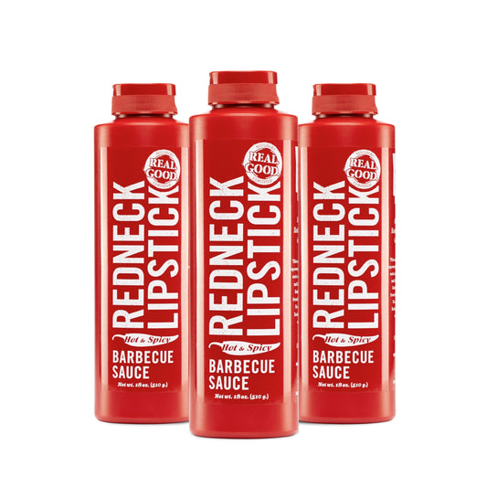 Redneck Lipstick Hot & Spicy Three Pack BBQ Sauce