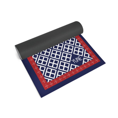 Yune Yoga Blue Pilates Mat Reiko