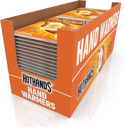 TRAPSKI HotHands Hand Warmers - Long Lasting Safe Natural Odorless Air Activated Warmers - Up to 10 Hours of Heat - 40 Pair Box
