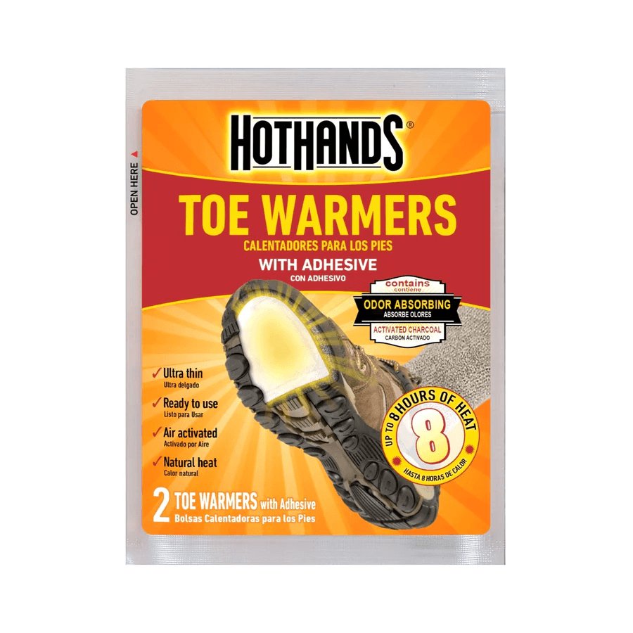 HotHands Toe Warmers - Long Lasting Safe Natural Odorless Air Activated Warmers - Up to 8 Hours of Heat - 40 Pair - Angler's Pro Tackle & Outdoors