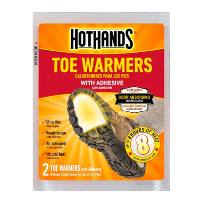 HotHands Toe Warmers - Long Lasting Safe Natural Odorless Air Activated Warmers - Up to 8 Hours of Heat - 40 Pair - Angler's Pro Tackle & Outdoors