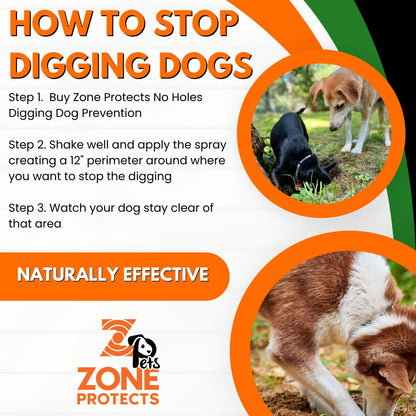 Zone Protects No Holes! Digging Prevention Concentrate/Gallon Trigger Sprayer