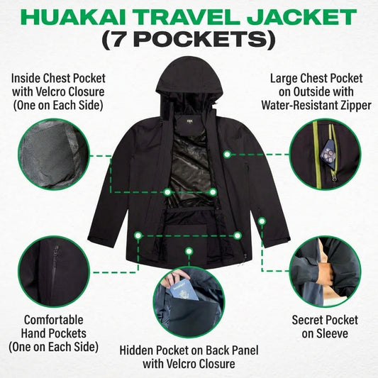 COR Surf The Huakai Travel Rain Jacket - Unisex