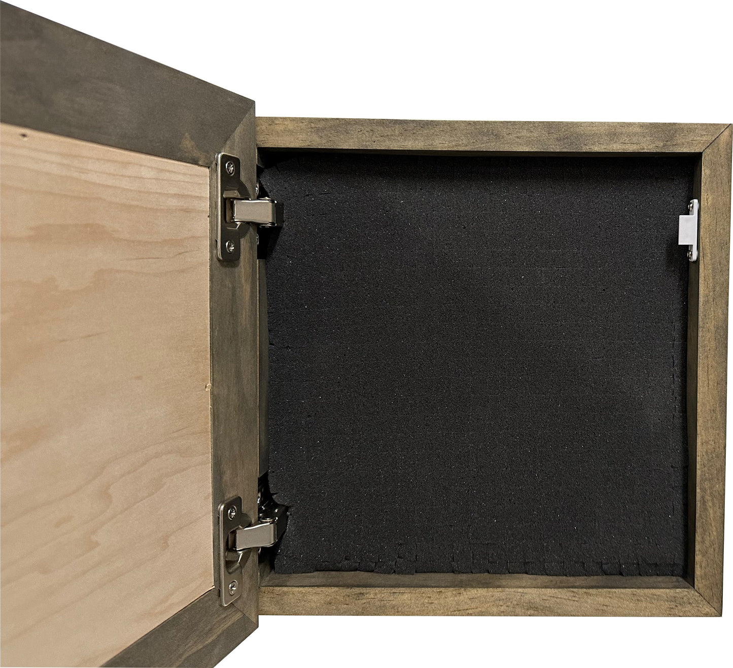 Bellewood Designs - Wooden Gun Safe with Hummingbird and Hibiscus