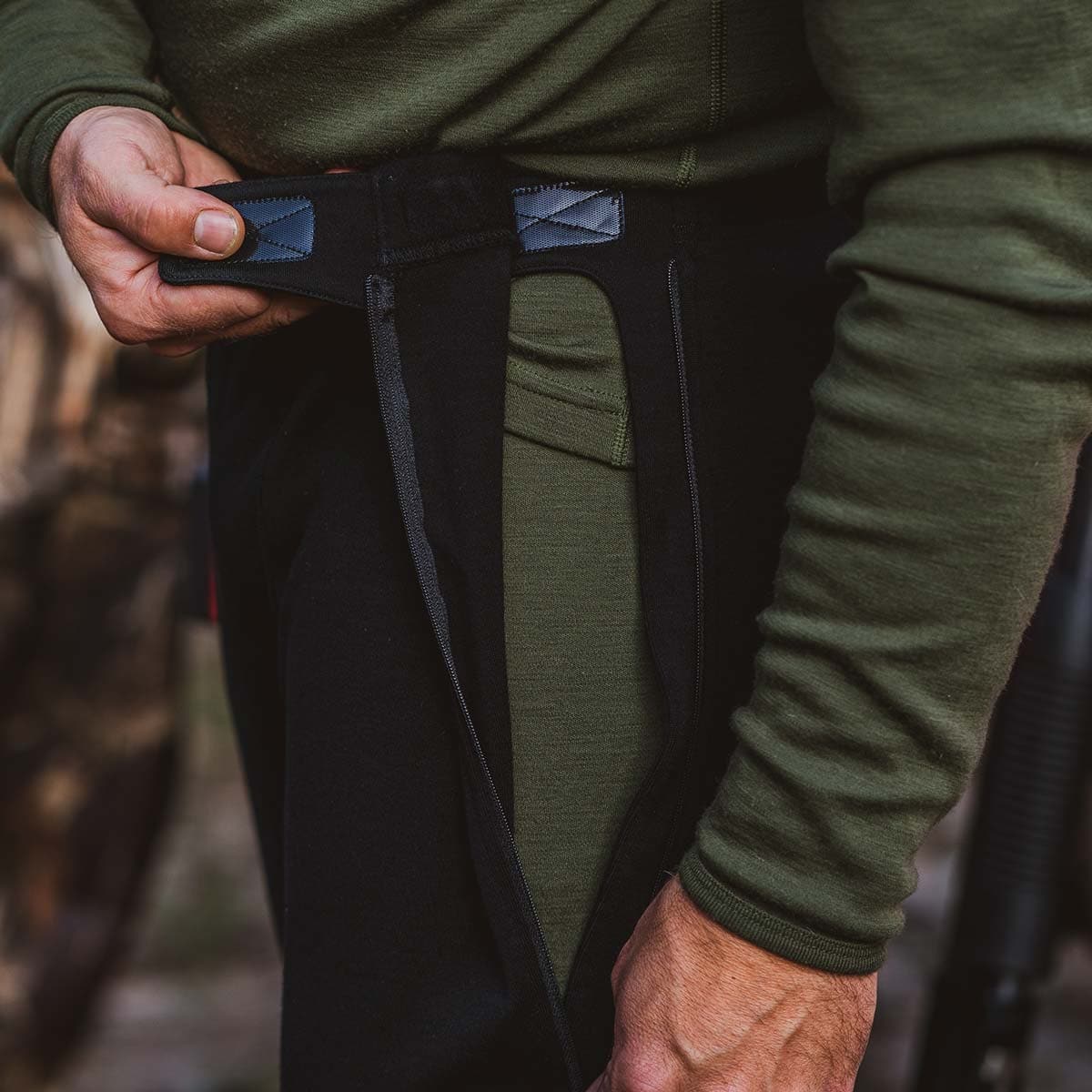 Minus33 Expedition - Chugach Men's Zip-Off 3/4 Bottoms 100% Merino Wool