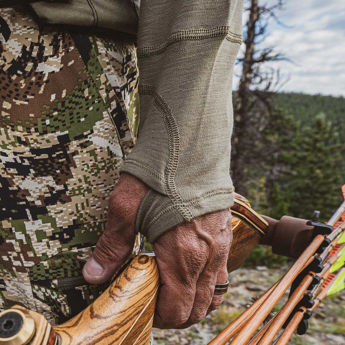 Minus33 Midweight - Isolation Men's 1/4 Zip 100% Merino Wool