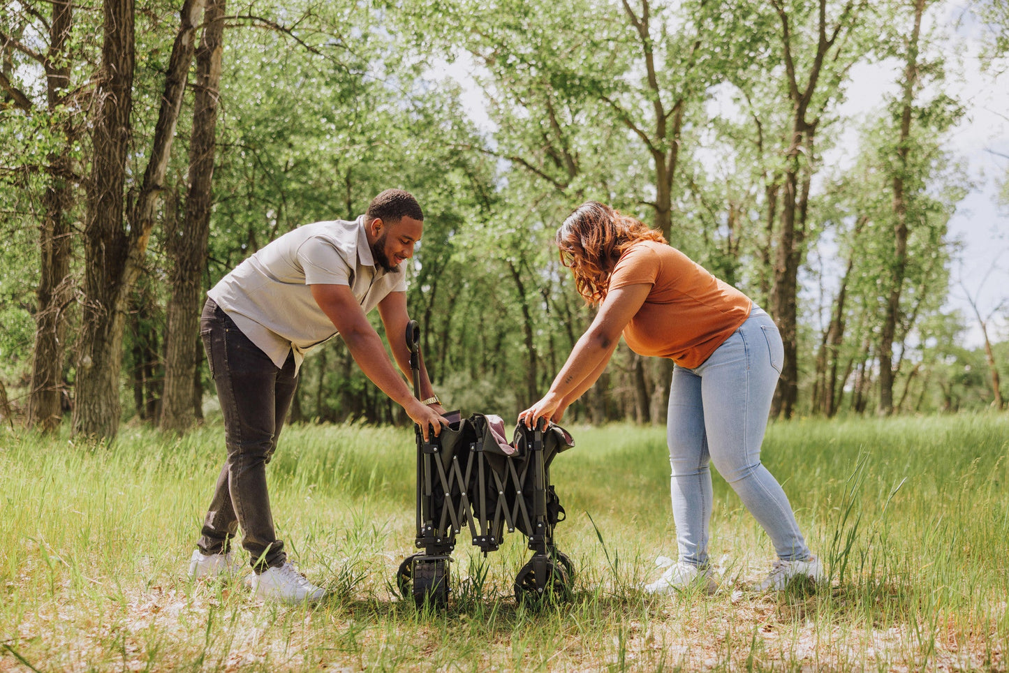 Picnic Time Wilderness All-Terrain Folding Wagon