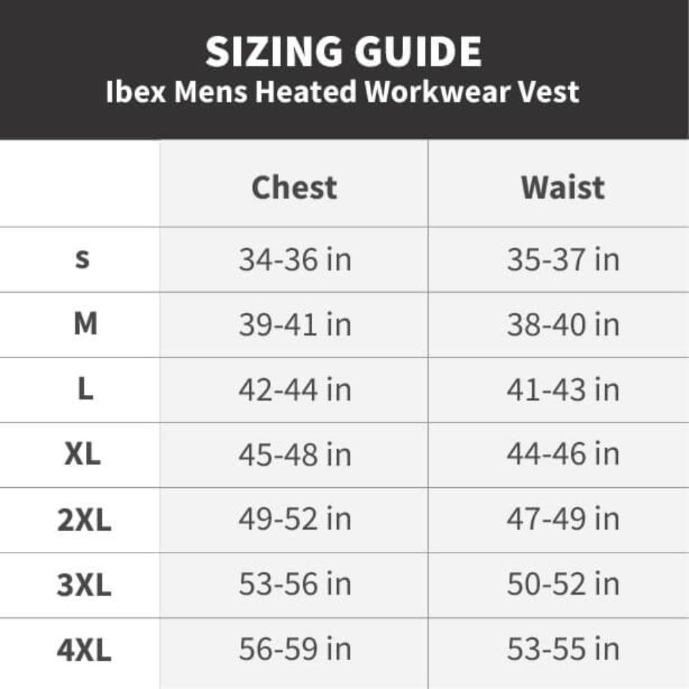 Gobi Heat Ibex Mens Heated Workwear Vest