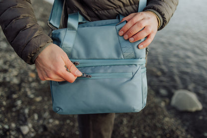 Picnic Time Tarana Recycled Lunch Bag Cooler with Utensils