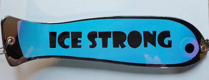 Ice Strong Outdoors - 12" Chrome Dual Fin Fishblade!