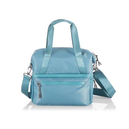 Picnic Time Tarana Recycled Lunch Bag Cooler with Utensils