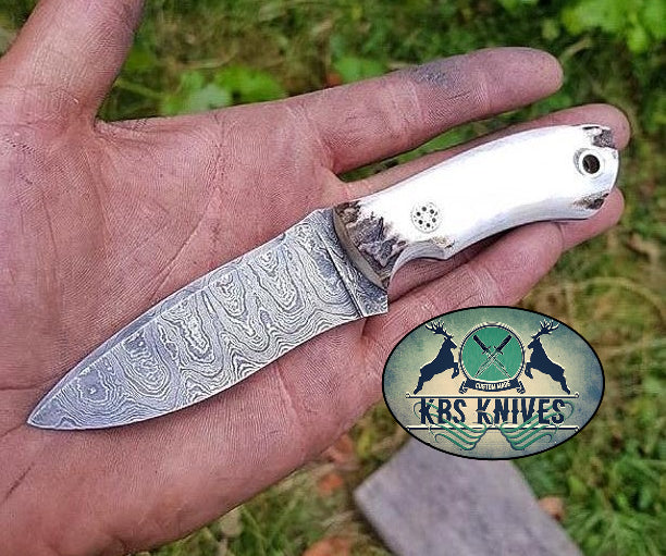 KBS Knives Real Stag Horn Skinning Knife