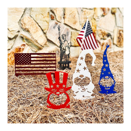 Lewis Design Co Statue of Liberty Garden Stake, Garden Sign, Metal Garden Sign. Outdoor Sign, Patriotic, 4th of July, Patriotic Yard Art, America, USA