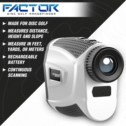 Rogue Iron  Factor Disc Golf Rangefinder