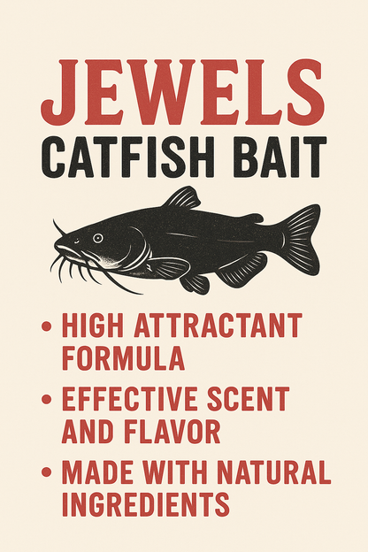 Jewel's Catfish Bait - Pre-Filled Bait Pouches - Shrimp Mania