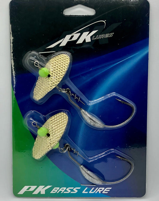 PK Bladed Bass Hooks - 2 Pack