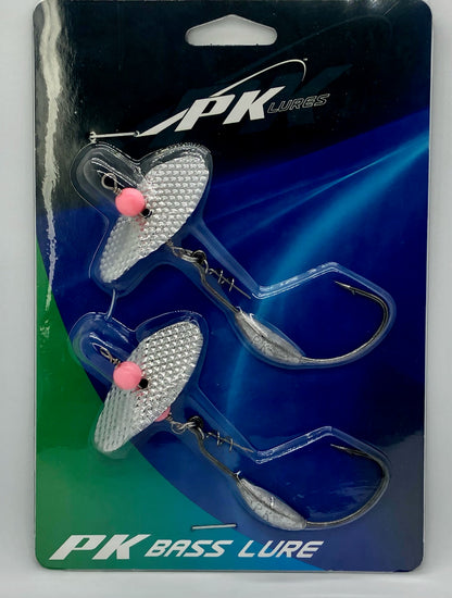 PK Bladed Bass Hooks - 2 Pack