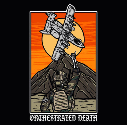 Direct Action Apparel "ORCHESTRATED DEATH" TEE (MIL GREEN)