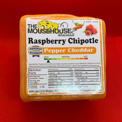 Mousehouse Cheesehaus Raspberry Chipotle Pepper Cheddar