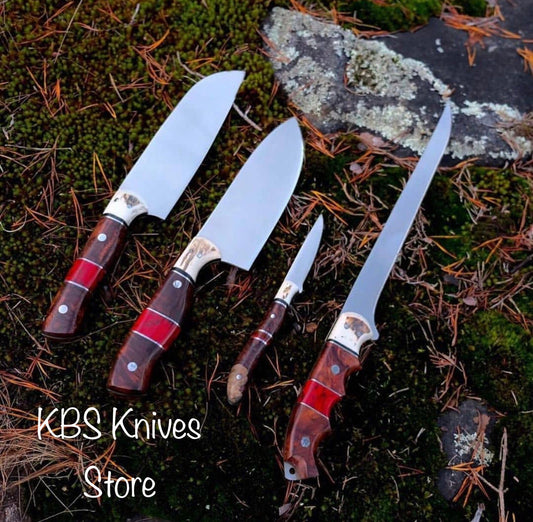 KBS Knives Stainless Steel Kitchen Knives Set