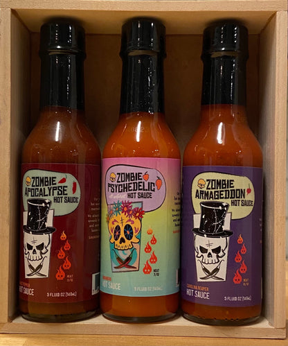Savannah Sauce Zombie Hot Sauce Trio