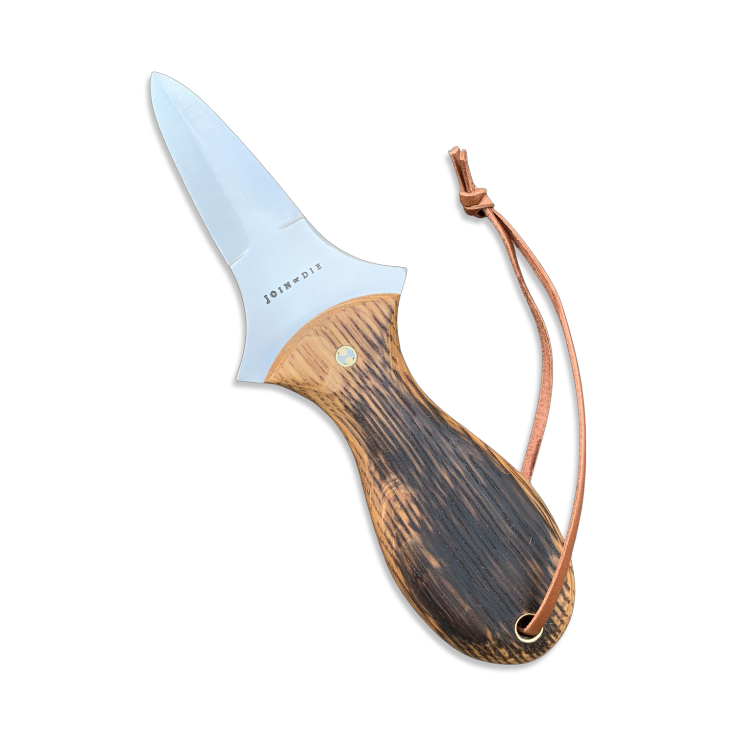 Join or Die Knives Bourbon Barrel Oyster Knife