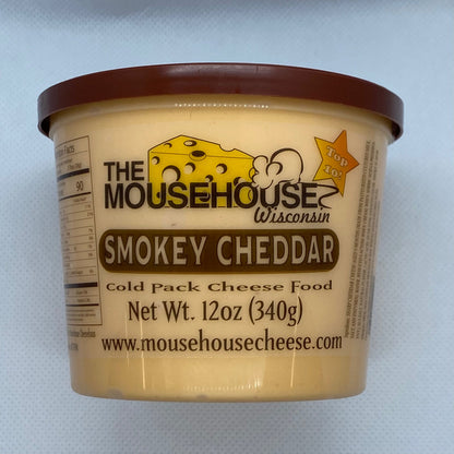 Mousehouse Cheesehaus Smokey Cheddar Spread, 12 oz