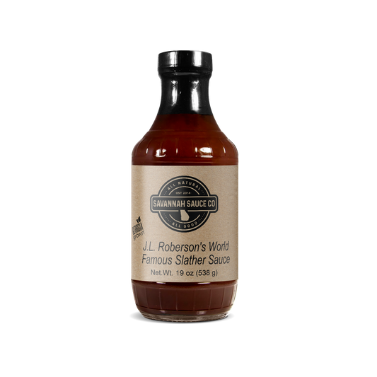 Savannah Sauce J.L. Roberson’s World Famous Slather Sauce 12 CT CASE