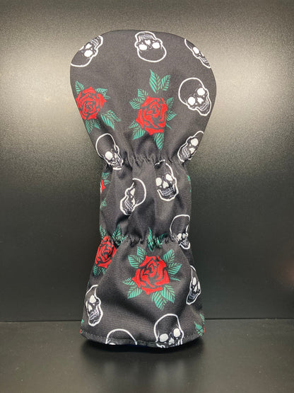 ParWestGolf Skulls & Roses Canvas Headcover