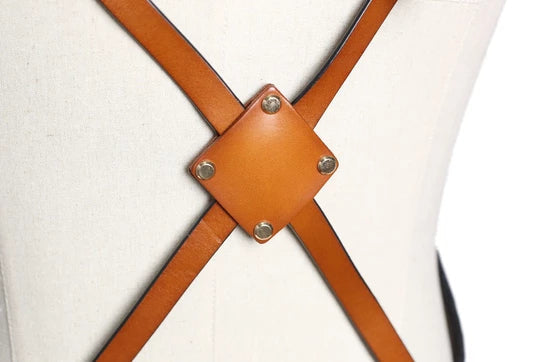 KBS Knives Waxed Canvas And Leather Craftsman Apron