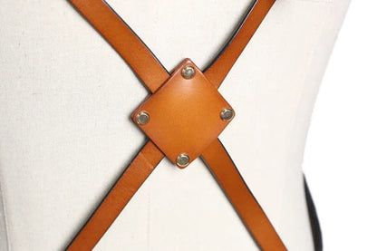 KBS Knives Waxed Canvas And Leather Craftsman Apron